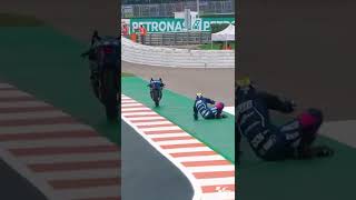 Seorang Pembalap Motogp Terjatuh motogp viral
