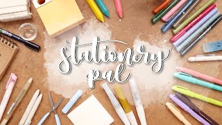 Mega HAUL de STATIONERY PAL | organización, bolis y NUEVOS colores de PENTEL TOUCH + S O R T E O