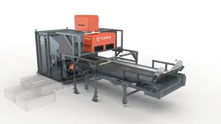 E-Waste E-Scrap Processing with Tomra Autosort Fines Optical Sorter