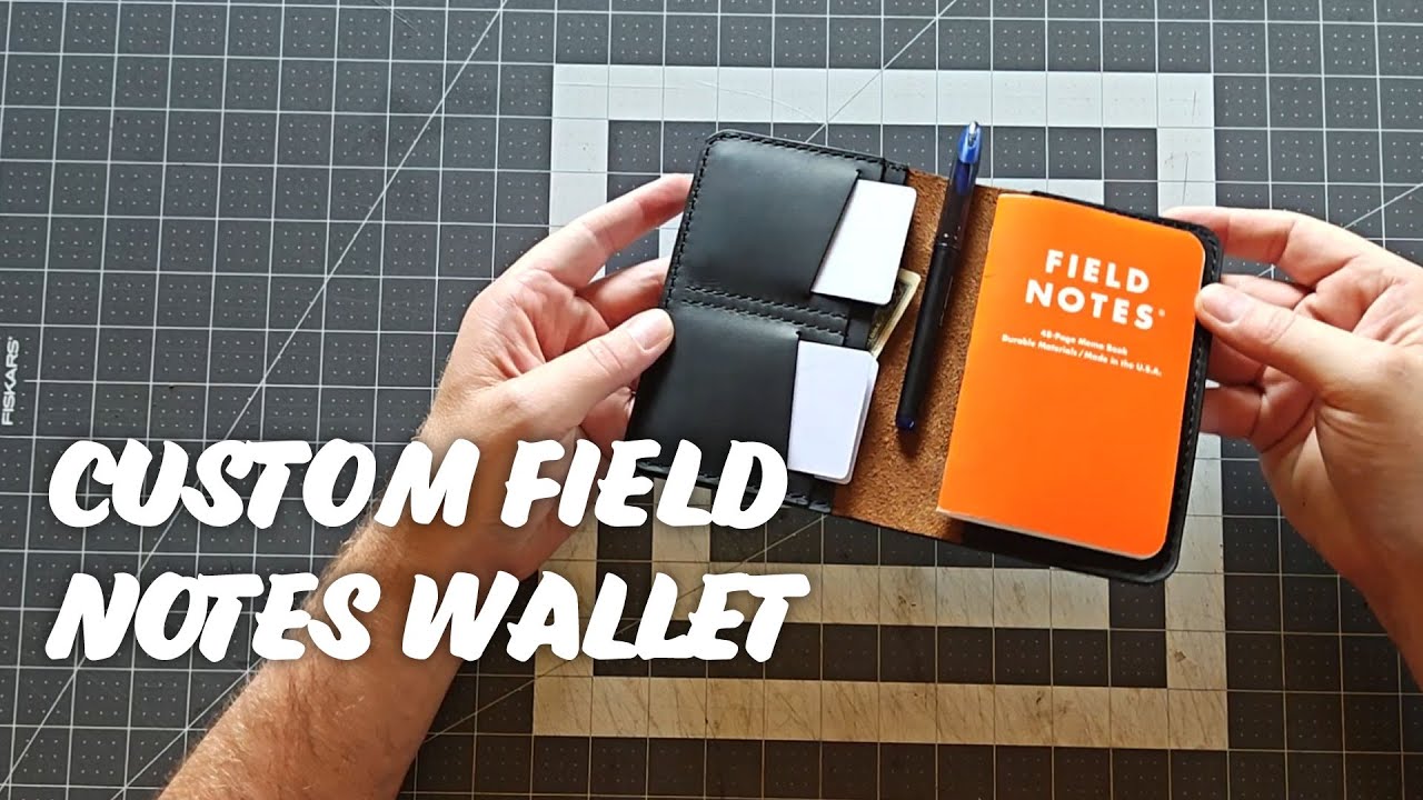 Custom Field Notes Wallet | Boss Leather Co - YouTube