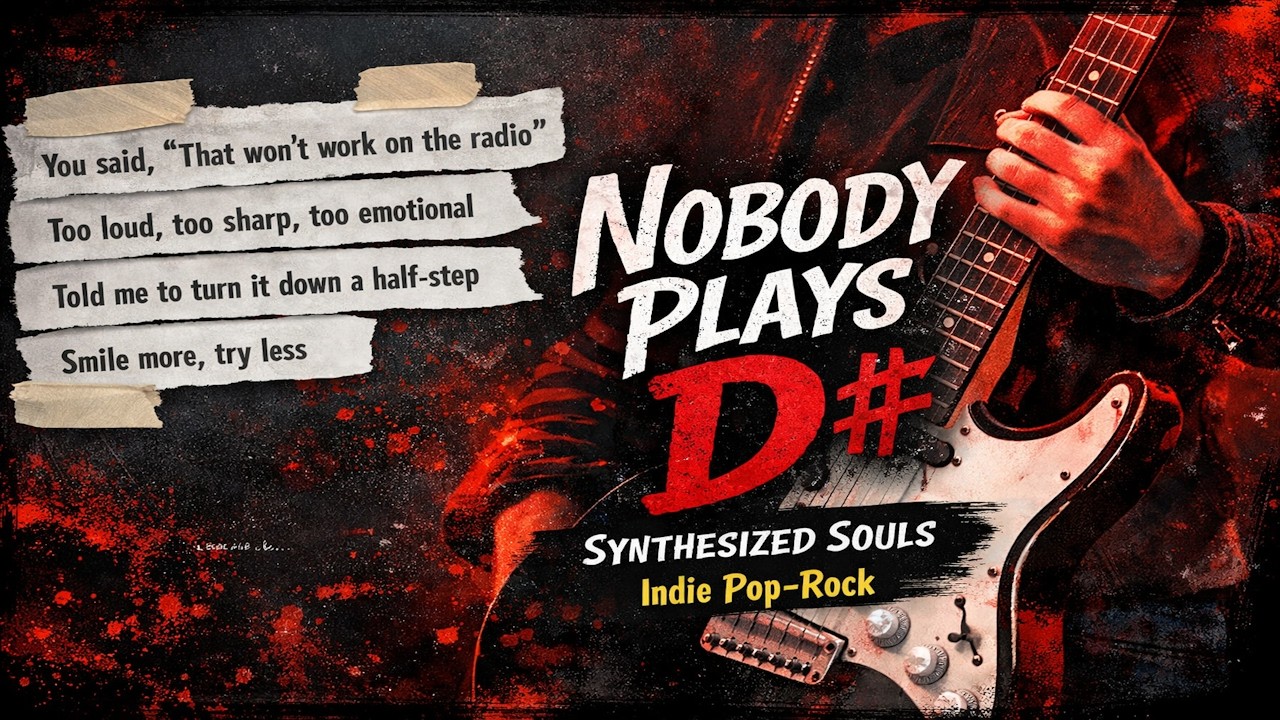Nobody Plays D♯ — Synthesized Souls (Official Indie Pop-Rock Video)