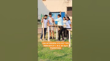SSB INTERVIEW GTO pgt tips
