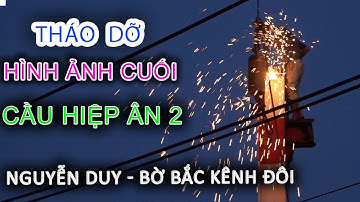 Hình ảnh Cuối cùng THÁO DỞ Cầu sắt HIỆP ÂN 2 bến NGUYỄN DUY - Bờ Bắc Kênh Đôi - Sài Gòn ngày nay