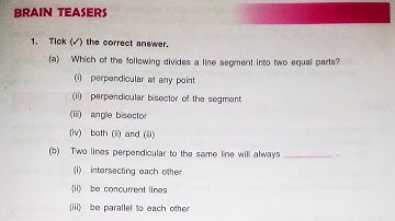 Dav Class 6 Math Chapter 14 Brain Teasers || Constructions || @madhubanclasses