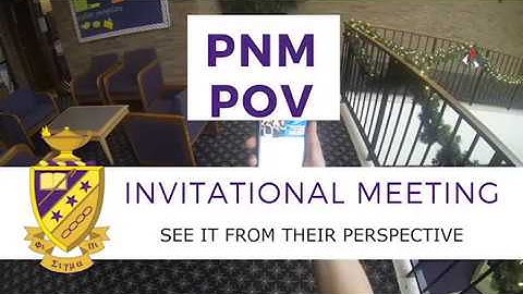 Phi Sigma Pi PNM POV