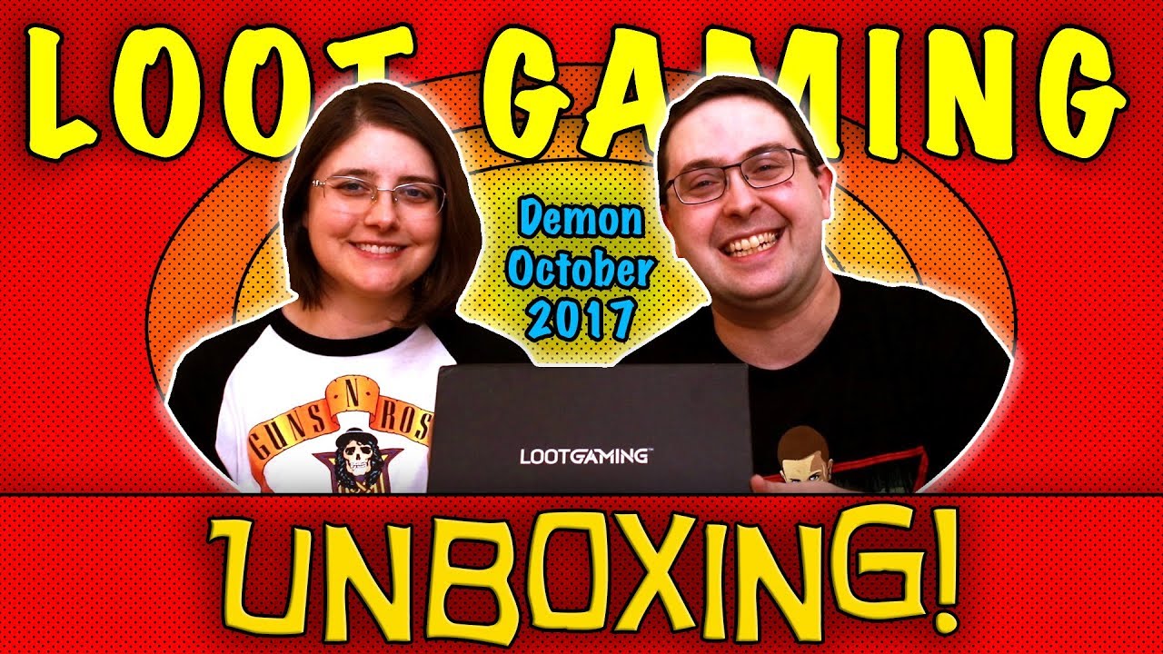 UNBOXING! Loot Gaming October 2017 - DEMON - 