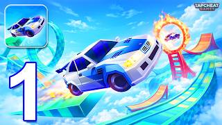 Ramp Racing 3D: Extreme Race - Gameplay Walkthrough Part 1 - Car Race Stunt Ramps (Android, iOS) screenshot 2