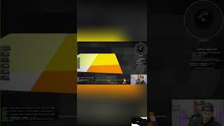 Exploring a Blocky Digital World: Giant Geometric Structures Revealed! #shorts
