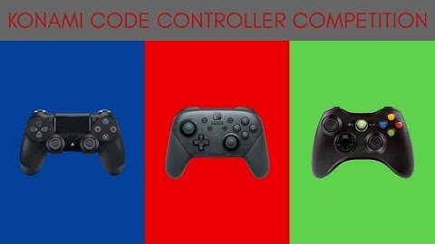 Konami Code Controller Competition