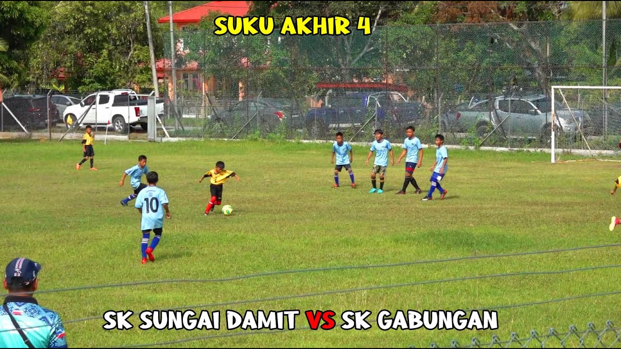 SK SUNGAI DAMIT (3) VS (0) SK GABUNGAN | KEJOHANAN BOLA SEPAK MSSD TUARAN | BAWAH 12 TAHUN