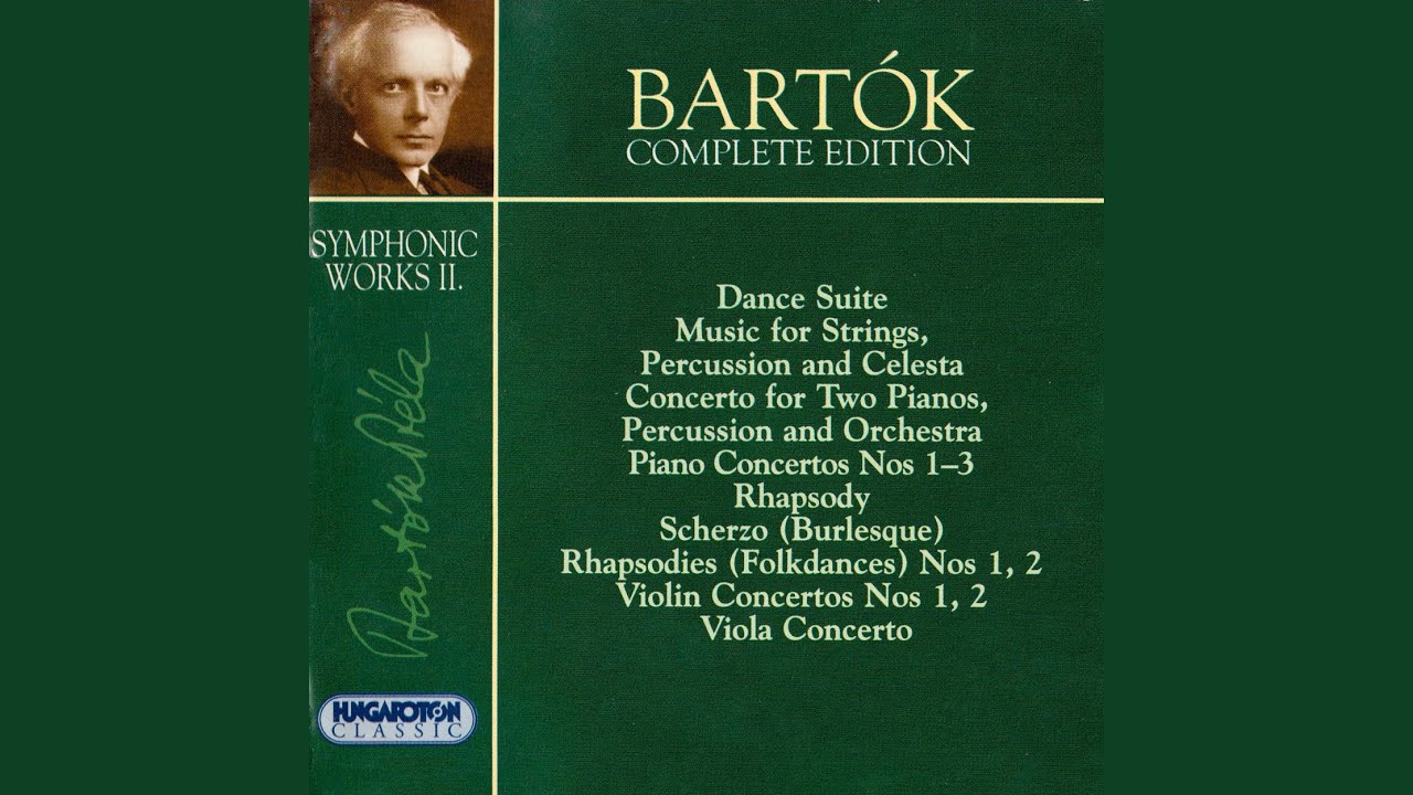 Scherzo for Piano and Orchestra, Op. 2, Sz. 28, BB 35: Scherzo (Allegro)
