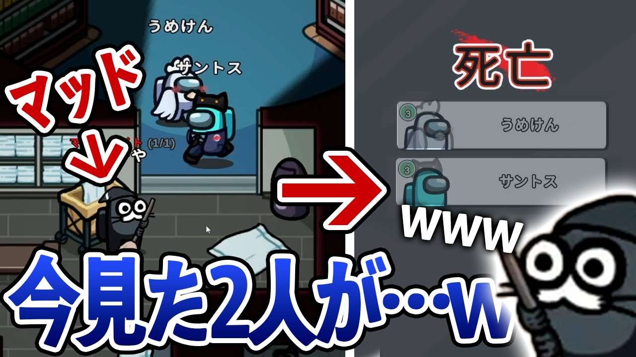 【AmongUs】今どっちもいたけどどうなってんのｗｗ【激戦動画#1010】