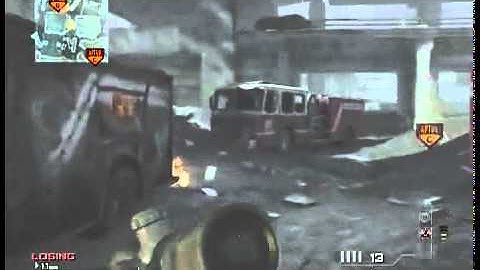 MW3- Collet flashed with the MSR Sniper!