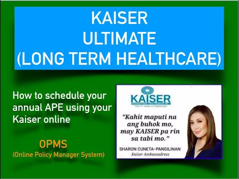 HOW TO SCHEDULE YOUR APE WITH YOUR KAISER HEALTHCARD