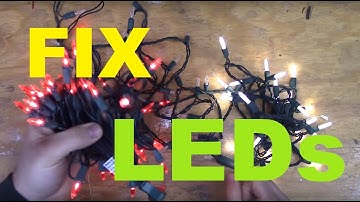How to fix LED Christmas lights