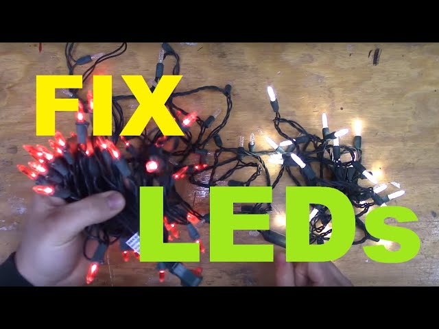 How To Fix Broken Incandescent Christmas Lights