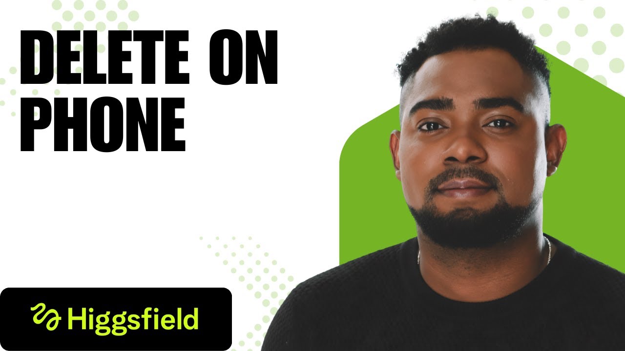 Can’t Find Delete on Mobile? Remove Your Higgsfield AI Account