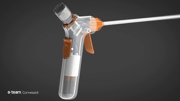 Convesaid: A disposable spray device which can’t cause embolism