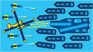 I UPGRADED My Helicopter To Battle Billions Of Battleships in Hydra Heli 2 screenshot 4