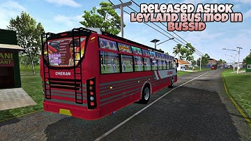 Released Ashok Leyland Bus Mod In Bus Simulator Indonesia - Bussid Bus Mod - Bussid Car Mod - Bussid