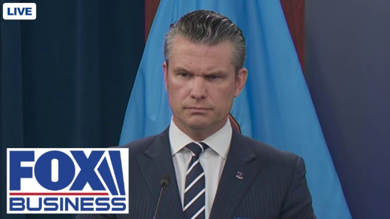 Pentagon officials speak to press following US strikes on Iran