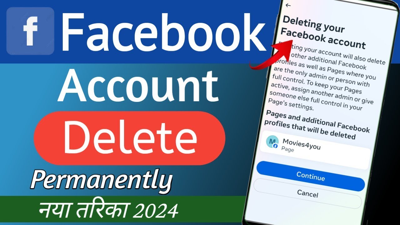How To Delete Facebook Account | Delete fb account permanently | fb id ...