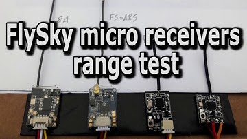 FlySky micro receivers ground level range test