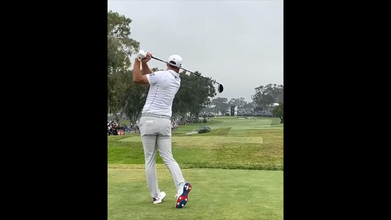 Dustin Johnson slow motion golf swing. bestgolf , golf , golfswing