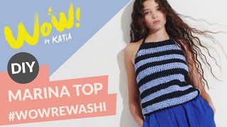 👜✨ Crochet Top Tutorial with WOW Rewashi 💥 Step by Step | Katia Academy