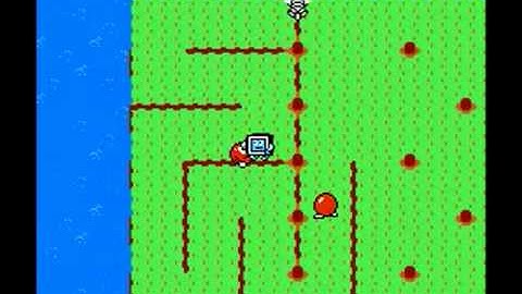 Dig Dug II - Trouble in Paradise Blob Buster nível 1