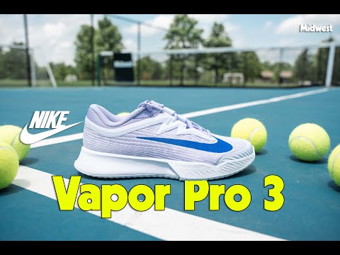 Nike Zoom Vapor Pro 3 Womens Tennis Shoe - Black/White | Midwest