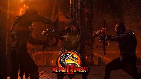 Mortal Kombat 2 New Look At Scorpion Vs Noob Saibot & His Shadow In The Netherrealm