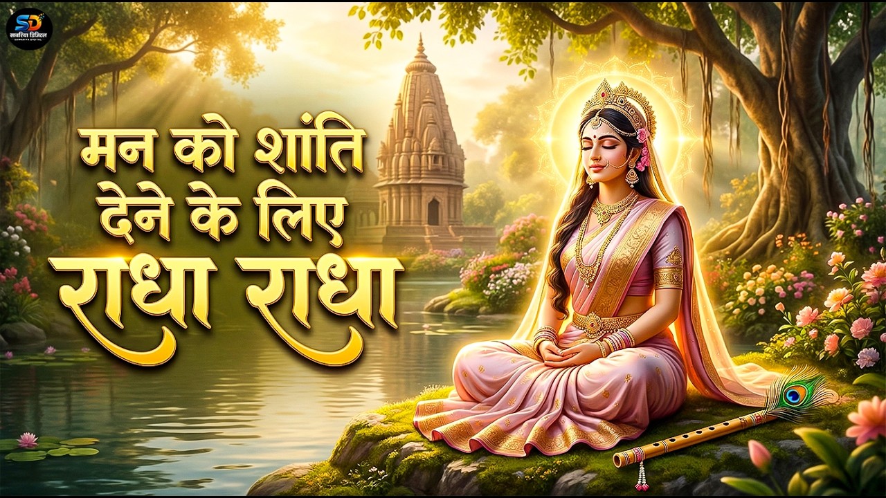 अखंड श्री राधा नाम जप 11000 Baar Shri Radha Naam Jaap 11000 Times Radha Naam Dhun | Braj Dham Dhun