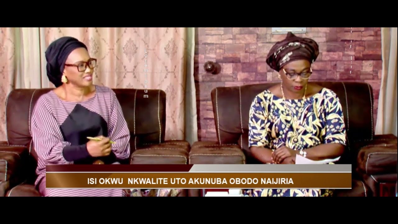 Oji Ututu: Isi Okwu Nkwalite Uto Akunuba Obodo Naijiria | NTA