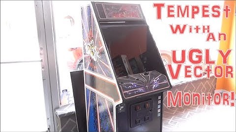 Diagnosing an Atari Tempest Arcade Machine With An Oscilloscope - Vector Monitor Trickery