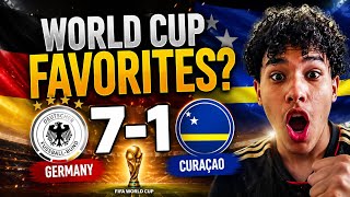 GERMANY DESTROY CURACAO 7-1🇩🇪🔥!
