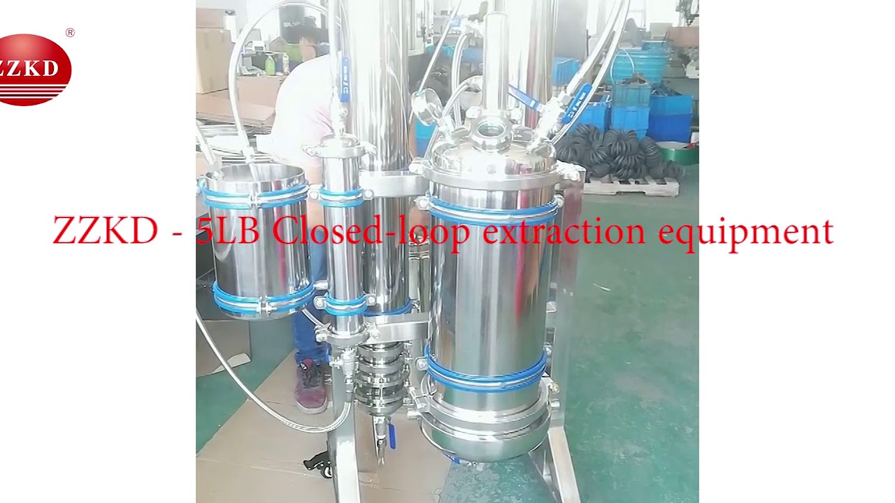 Closed loop extraction equipment for sale - CBD Oil extraction - YouTube