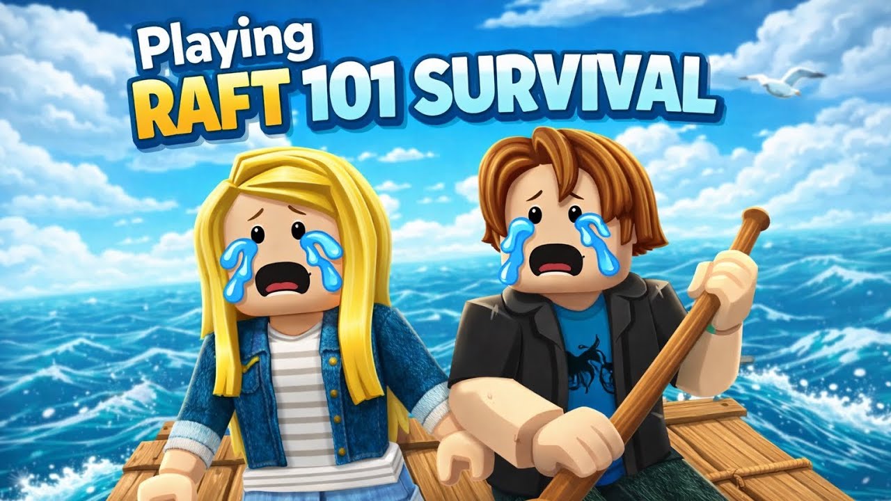 PLAYING RAFT 101 SURVIVAL | ROBLOX | SIS + BRO - YouTube