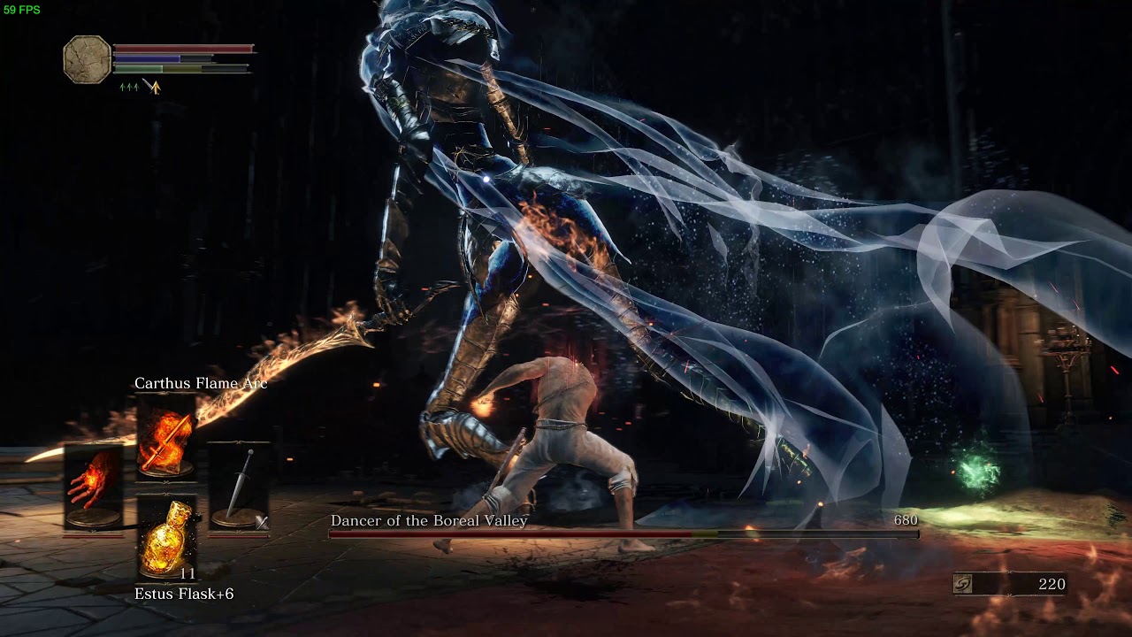 Dancer of the Boreal Valley SL1 No Rolling/Blocking/Parrying/Flawless