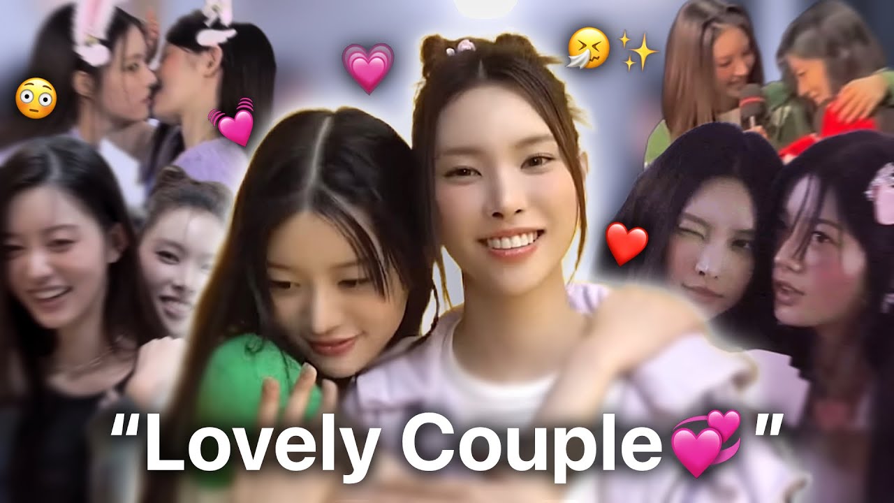 YUNJU being an official couple of ILLIT for 10 minutes straight 🐰💓🐆