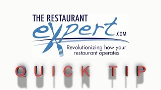 QuickTip restaurant training template
