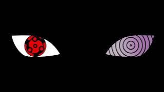 Madara's Sharingan / Rinnegan | Naruto eyes effect- Helmet Eyes !
