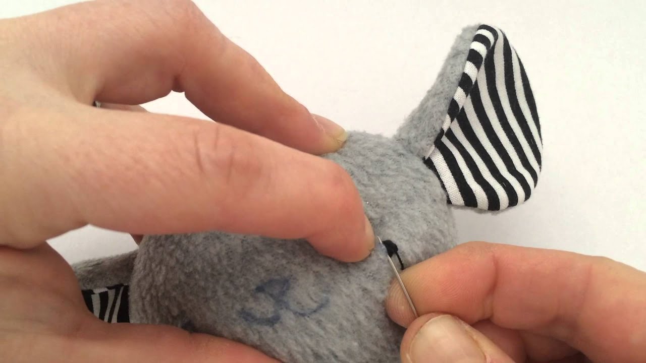 How To Satin Stitch Features On Your Softie Whileshenaps Com