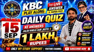 KBC Today Question 15 September 2026 | KBC 18 | KBC Answer Today | KBC Quiz | KBC Registration 2026 screenshot 2