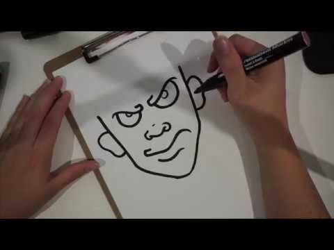 Easy Graffiti Character Face Piece Youtube