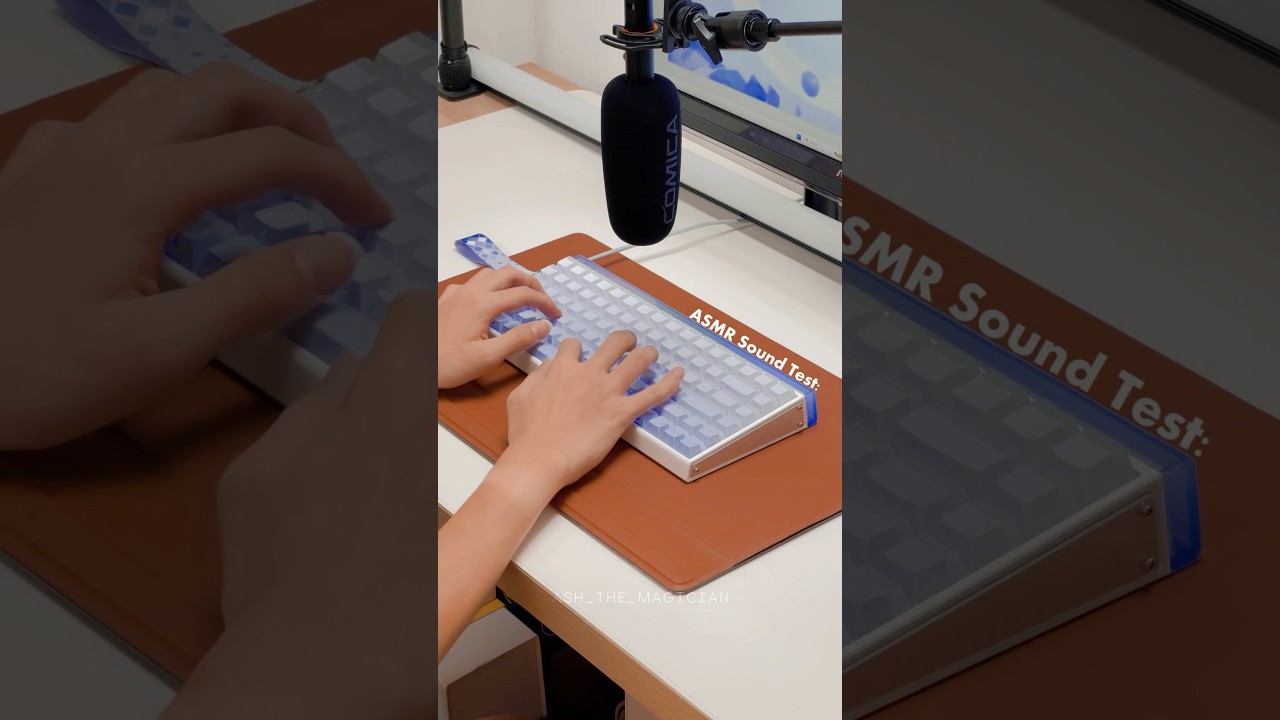 ASMR Click-Clacks of the Aula Hero 84 HE Keyboard @aula.gear ⌨️ | Visuals by @ash_the_magician 📸