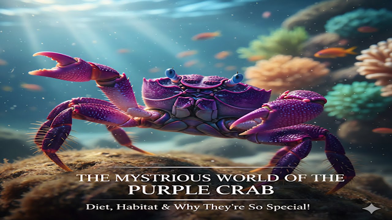 Правда о фиолетовых крабах: среда обитания и поведение.