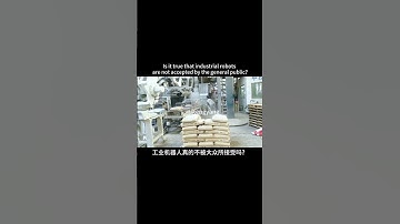 Is it true that industrial robots are not accepted by the general public? #palletizer #factory