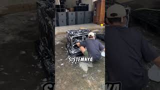 Cuci Subwoofer terbaru dari ATV TRENDY gais #trendysoundsystem