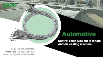 Control Cable Wire Cut To Length And Die casting Machine#shorts
